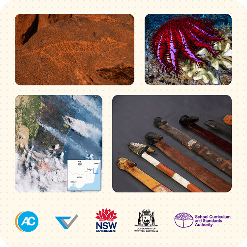 Australian lessons featuring local context, aligned to the Australian Curriculum and state curricula